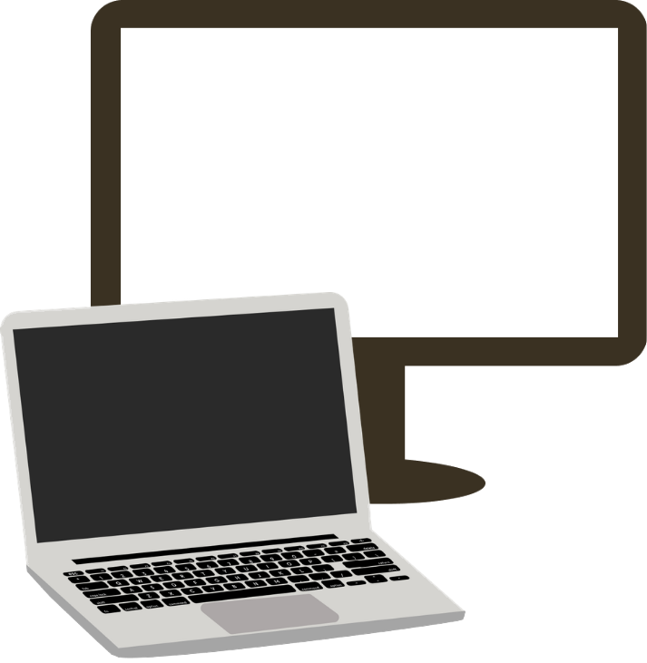 laptop monitor no bg
